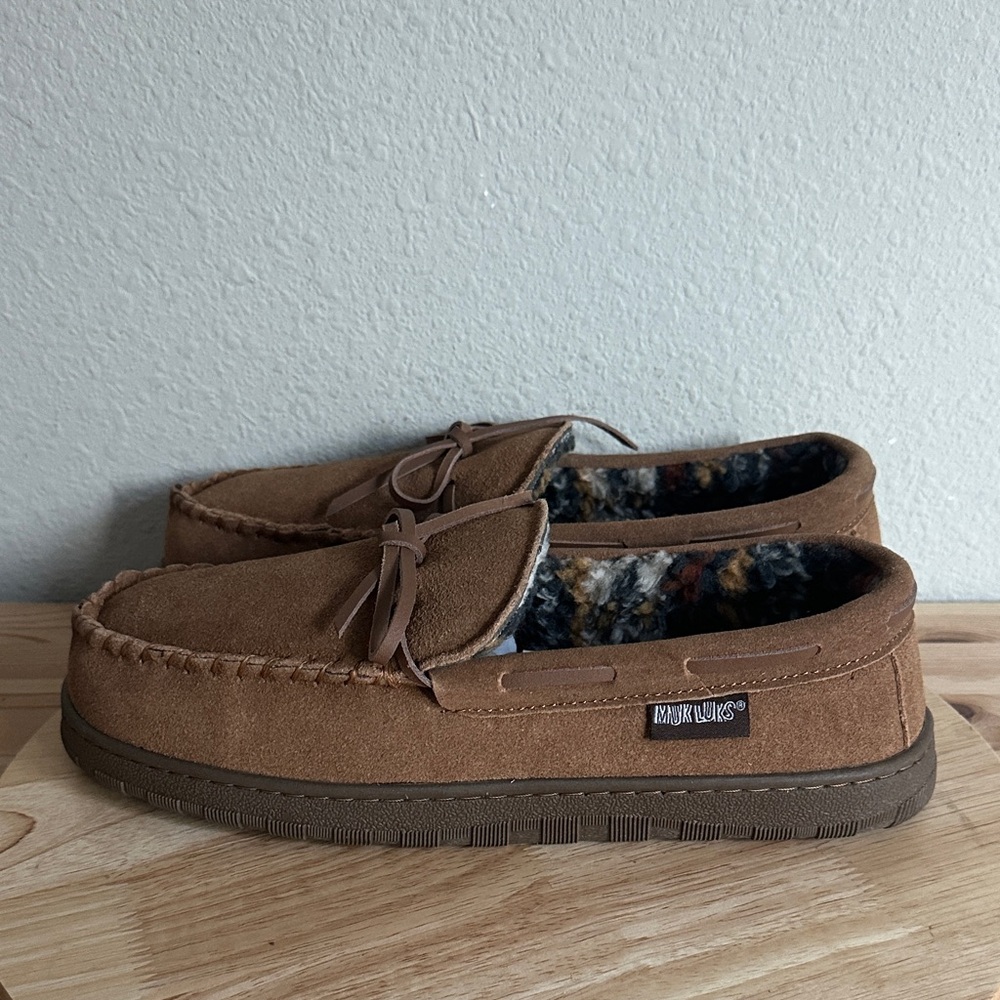 Muk Luks Mens Moccasin Slippers